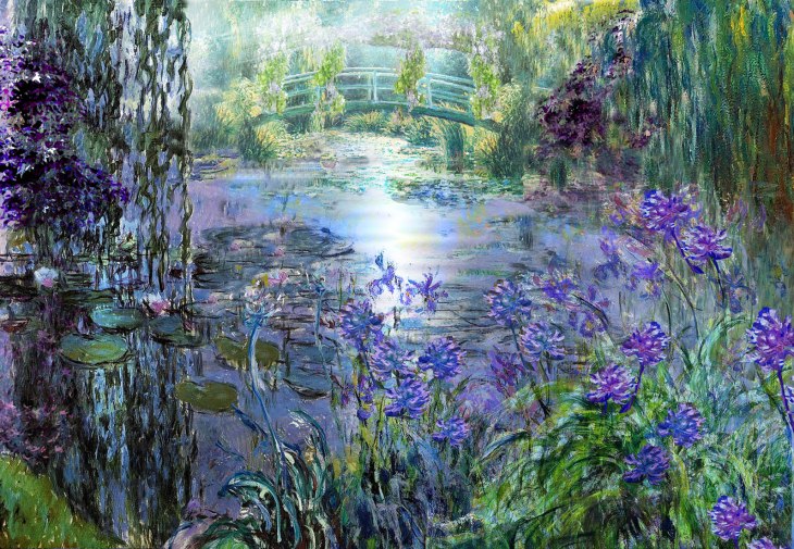 Painting of Garden (c) Arlette EDELHAUZER